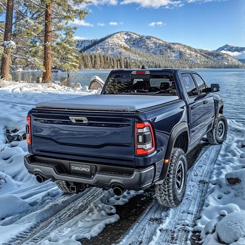 Image of OEDRO Hard Tri-Fold Tonneau Cover for 2007-2013 Chevy Silverado 1500 5.8ft