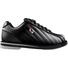 3G Mens Kicks Unisex Bowling Shoes- Black 11.5 US, Black, 11.5 US