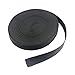 Weoxpr Lightweight Polypropylene Webbing, 1 Inch W x 20 Yards, Black, for Lawn Chairs, Hammocks, Towing, Outdoor Climbing and DIY Making Luggage Strap, Pet Collar, Backpack Repairing