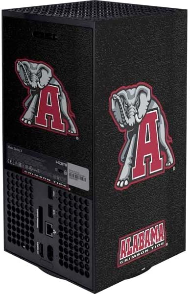 Vista 10 de Skinit Decal Gaming Skin Compatible with Xbox Series X Bundle - Officially Licensed University of Alabama Roll Tide Roll Design