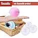 Caydo 15 Set 2.76 Inch DIY ABS Plastic Bath Bomb Molds for Wedding Decorations, Valentine's Day Decorative Hanging Ornaments