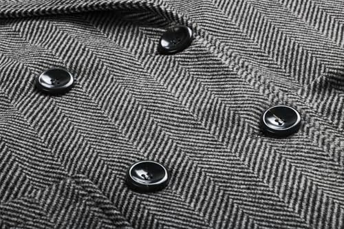 CHARTOU Women Wool Coat Peacoat Jacket Thick Loose Double Breasted Pea Coat Woolen Winter Overcoat3