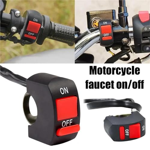 Interrupteur de phare de moto robuste étanche pour guidon - 7