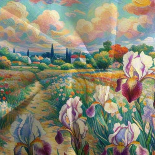 Iris Imprimée en 3D Housse De Couette Microfibre Douce Enfants Adolescents 200x200 - 7