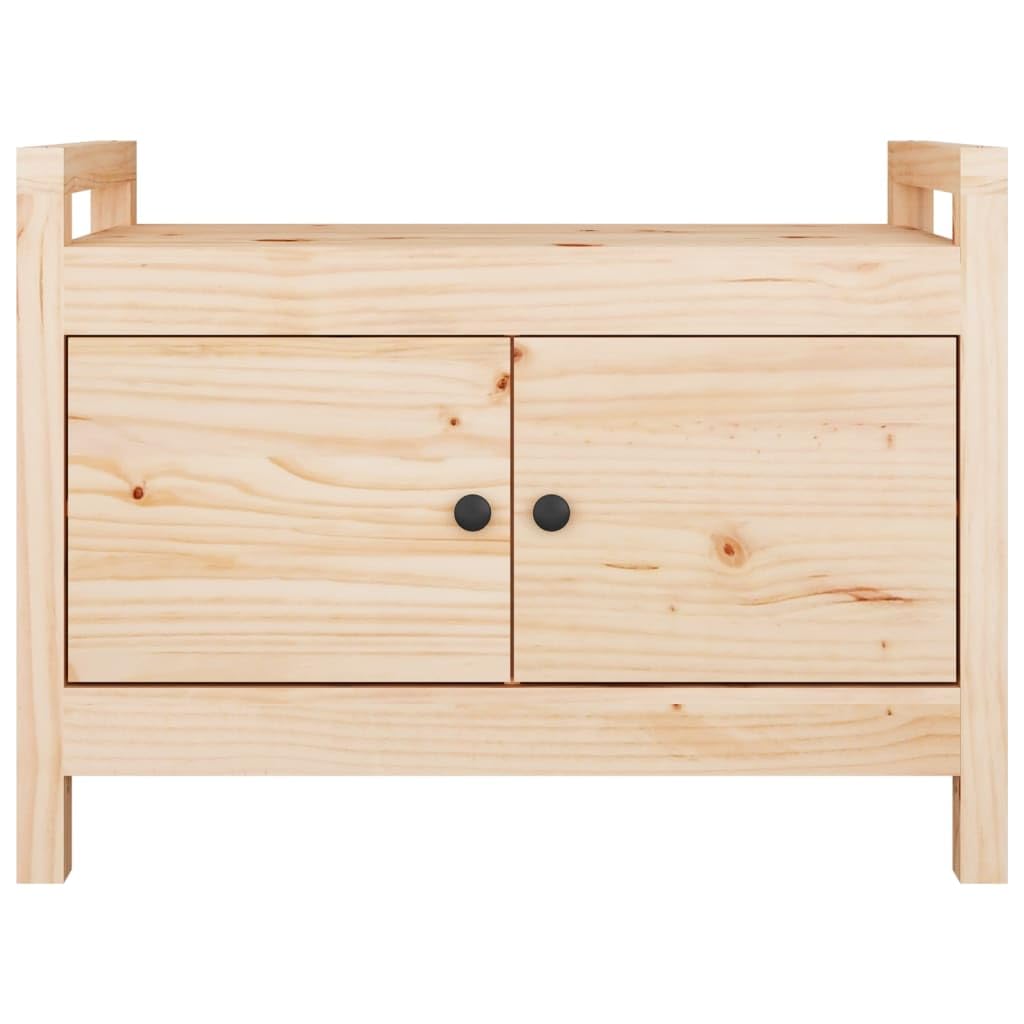 vidaXL Panca da Ingresso 80x40x60 cm in Legno Massello di Pino