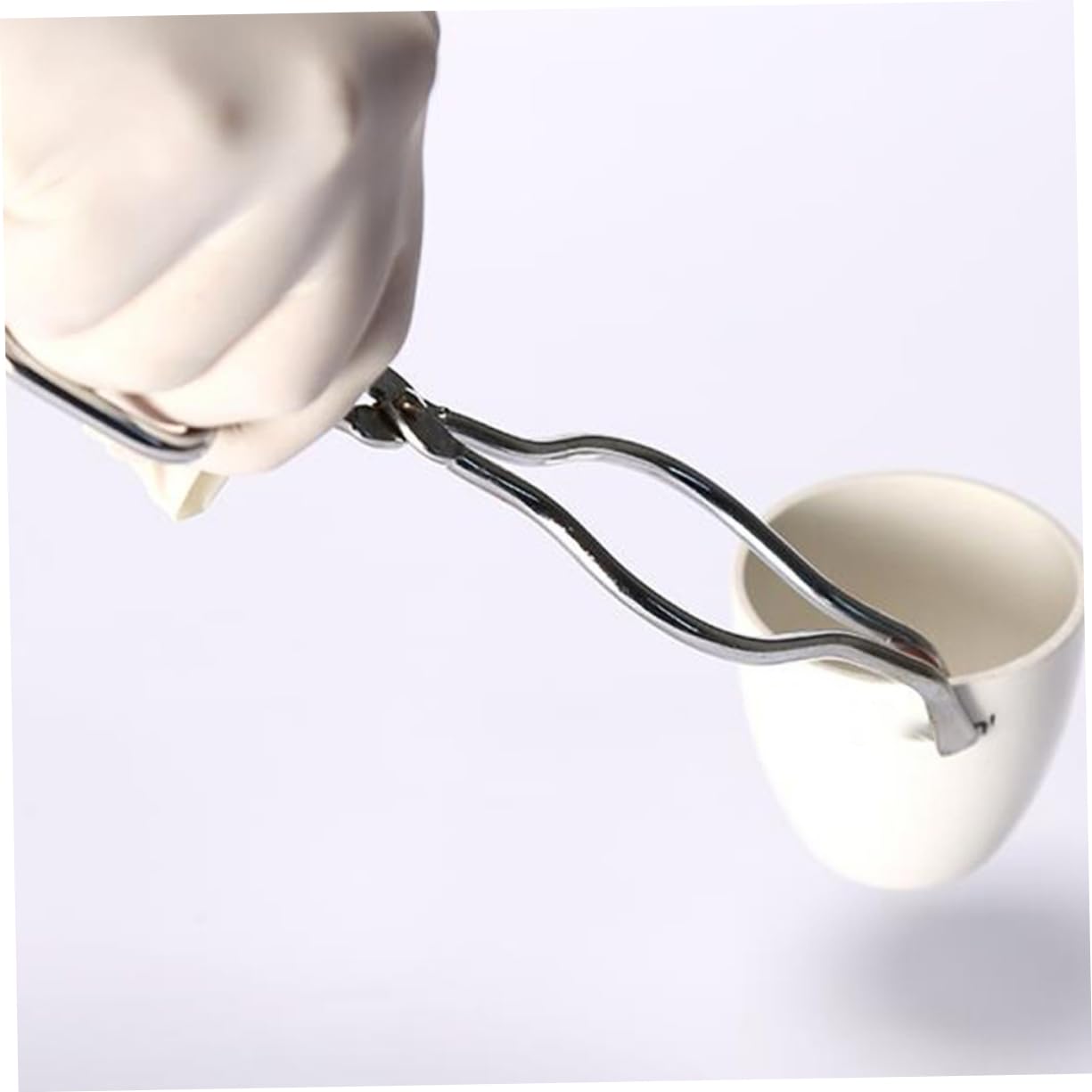 OSALADI Pinza per Fusione di Metalli e Crogiolo in Acciaio Inox 40 Cm, Strumento Laboratorio Leggero e Portatile per Esperimenti Scientifici e Didattica Ragazzo Ragazza