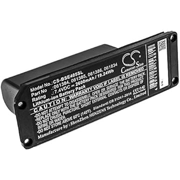Uenergy Bateria para Bose 413295, Soundlink Mini, SoundLink Mini one PN:Bose 061384, 061385, 061386, 061834 2600mAh / 19,24Wh