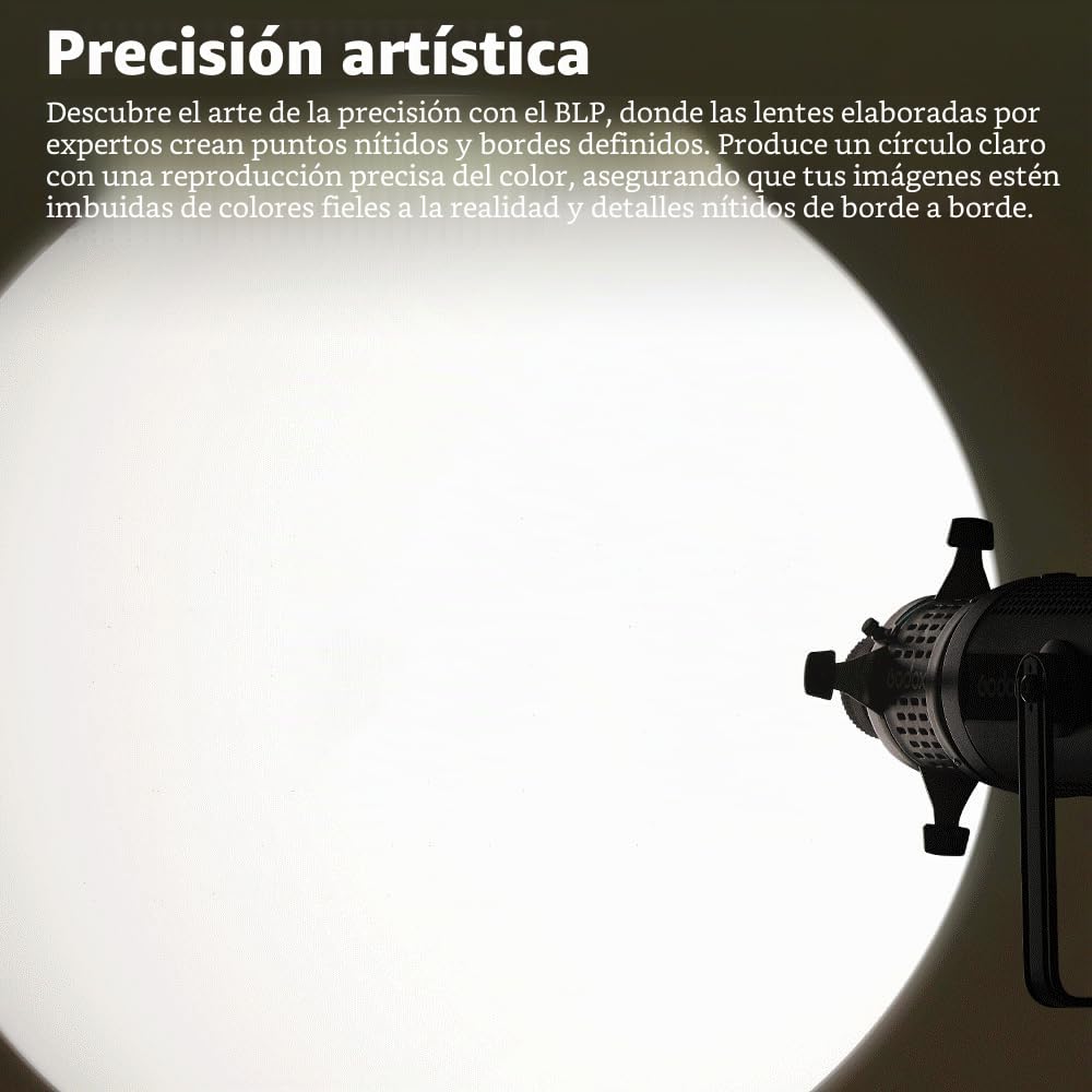 GODOX Proyector BLP, fotografía Snoot para Bowens Mount S30 SL60W SL60IIBi VL150 VL150II M300D M600D CB60 CB100C CB200B 100X 200X 300D LED luz continua (BLP KIT1)
