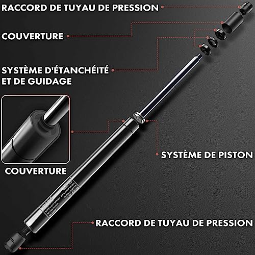 Ressort à gaz pour X3 E83 2003-2011 | Vérin de hayon Frankberg - 4