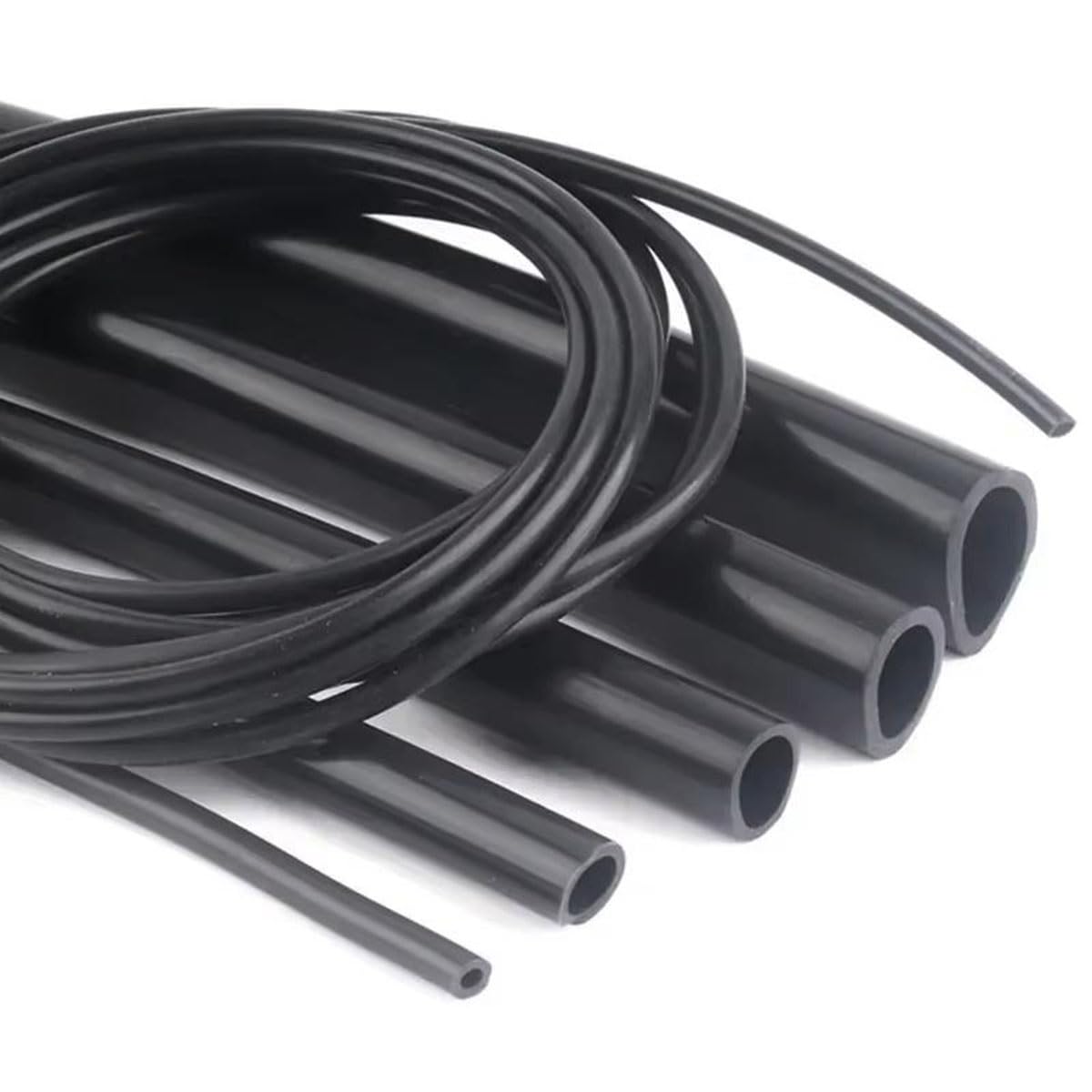 1/3/5M Lotto ID 1 ~ 23mm Tubo In Silicone Nero Flessibile Acquario Pompa Di Aria Tubo Di Gomma Morbida Resistente Al Calore Tubo Del Serbatoio Del Carburante Ad Alta Pressione  13 - 3