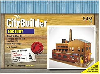 O gauge (7mm) 1:43 scale Model Railway Building FACTORY Kit CityBuilder