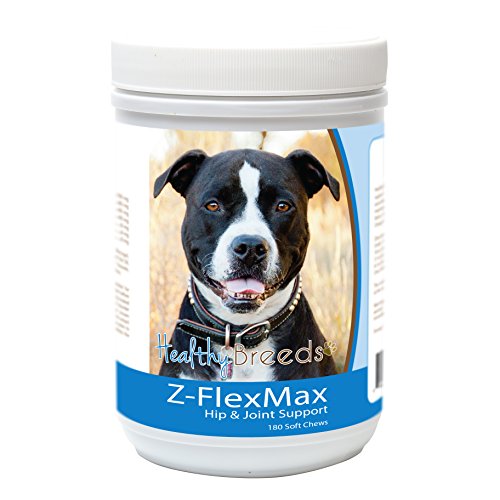 Healthy Breeds Pit Bull Z-Flex Max Dog Hip and Joint Support 180 Count