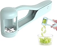 Luvan Grape Cutter for Toddlers & Babies - Stainless Steel Slicer for Grapes, Cherry Tomatoes, Strawberries into 4 Safe Pieces | Kitchen Fruit Tool