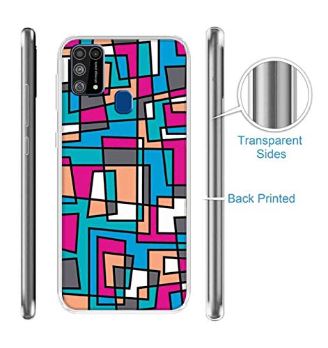 Image of Amazon Brand - Solimo Designer Multicolor Visual art Pattern Printed Soft Back Case Mobile Cover for Samsung Galaxy M31 / M31 Prime / F41