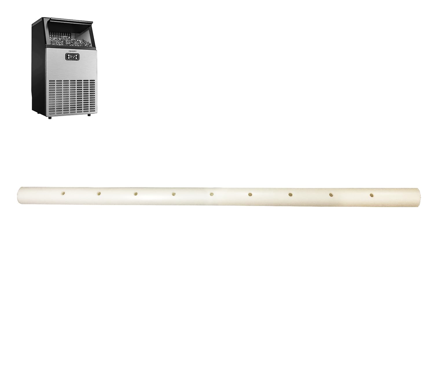 Water Dividing Pipe,Water Weeping Pipe,Water Flowing Pipe Compatible with EUHOMY Commercial Ice Maker Machine (99lbs or 100lbs/24H,model: IM-02/IM-02-W),and Other Similar Ice Maker Machines