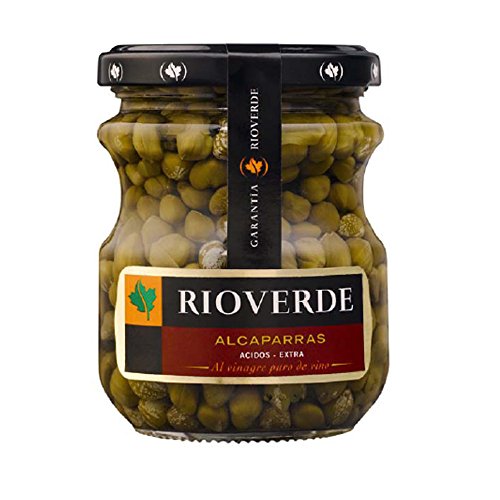 Rioverdee - Alcaparras al Vinagre Puro de Vino - Ácidos - 110 g