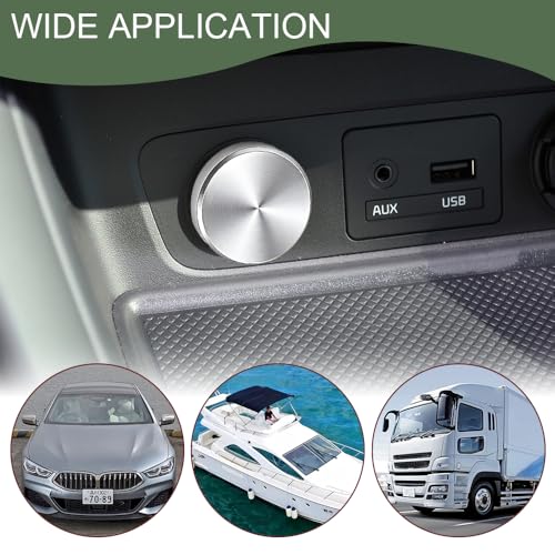 Image of Car Cigarette Lighter Plug Cover, Car Cigarette Lighter Dustproof Cap, Waterproof Cigarette Lighter Socket Cap, Universal Aluminum Alloy Lighter Cover for Cars, Boats, SUVs, Trucks
