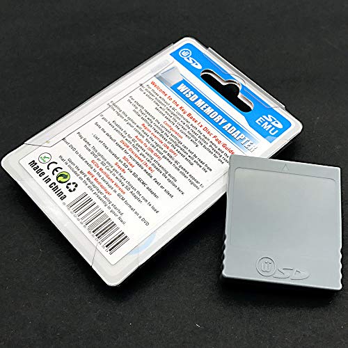 Sinobright SD Card 2GB Wii Standard SD 2G Memory Cards with Card Adapter Reader Converter for Nintendo Wii NGC Gamecube Console