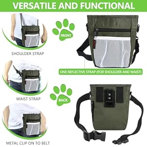 Dog Treat Pouches for Pet Training with Magnetic Closure Treat Pouches for Pet Traininglarge Dog Treat Training Pouch and Dog Clickertraining Treat Pouch Builtin Poop Bag Dispensergreen  Cucciolini Doodles Dog treat pouches for pet training with magnetic closure treat pouches for pet traininglarge dog treat training pouch and dog clickertraining treat pouch built in poop bag dispenser green   cucciolini doodles