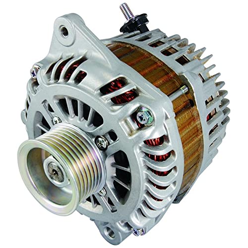 PREMIER GEAR PG-11341 Alternator Replacement for Nissan Quest V6 (11-17), Murano V6 (09-14), Maxima V6 (09-10), Altima V6 (07-10), A003TJ1791, A003TJ1791ZC, A003TJ1791A, A003TJ1791B, grey