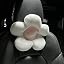 White Pink Neck Pillow 1pcs