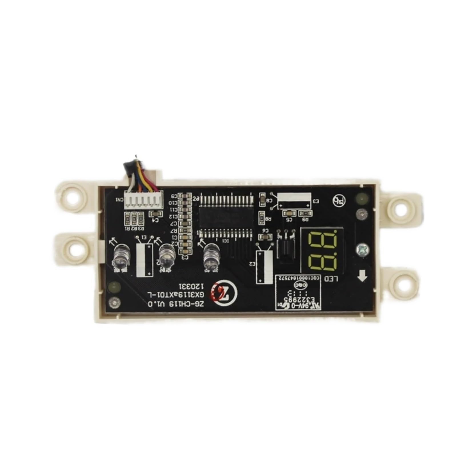 Genterun One Color Air Conditioner Receiving Board Accessories，Compatible For Chigo， Gx3119axt01-L Display Pcb Zg-Ch119 Electronic Control Components Replace Part