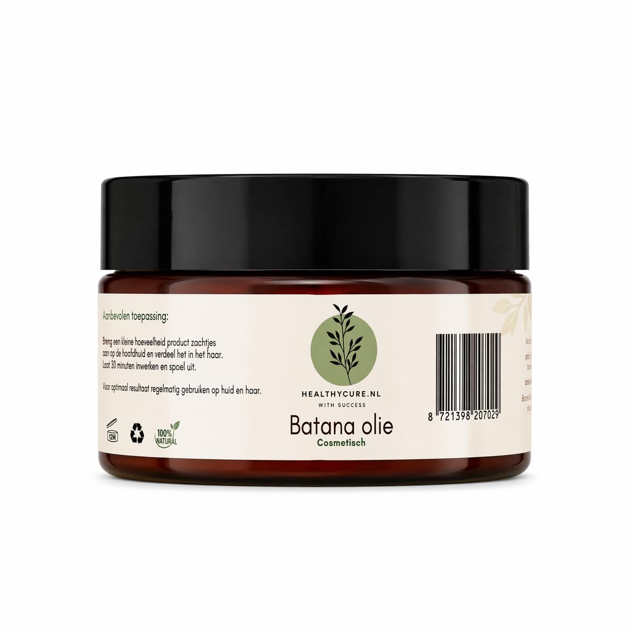 Batana Oil 100 ml – 100% czysty olejek do włosów, samtłoczony, do włosów suchych i zniszczonych, naturalna pielęgnacja włosów