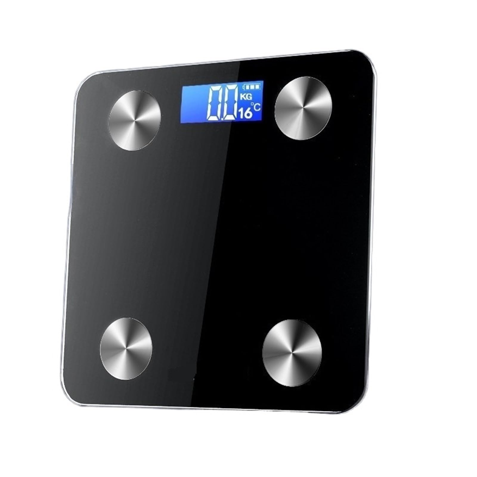 Bilancia Intelligente Del Grasso Corporeo Bluetooth Con Corporea Grassa Preciso E Facile Da Leggere(Black)
