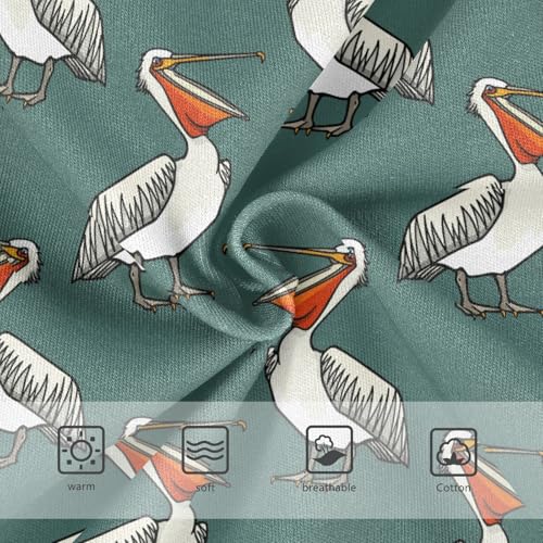 Girls Underwear Soft Cotton Funny Pelican Kids Panties in Sizes 2/3t, 4t, 5t, 6 and 83