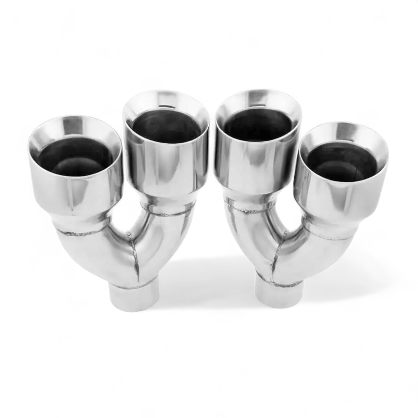 2 In Od Exhaust Pipe Stainless Steel Dual Exhaust Tip - 2.25" Inlet, 3" Outlet, 9.5" Long, Angle Cut (Weld-On) 3.5 Exhaust Tips - Foto 10