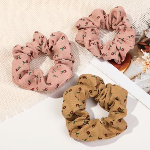 Image of Hair Scrunchies for Women - Hair Ties No Damage Both for Thick Hair or Thin Hair Curl Hair No Crease Scrunchies Ponytail Holder No Hurt Your Hair