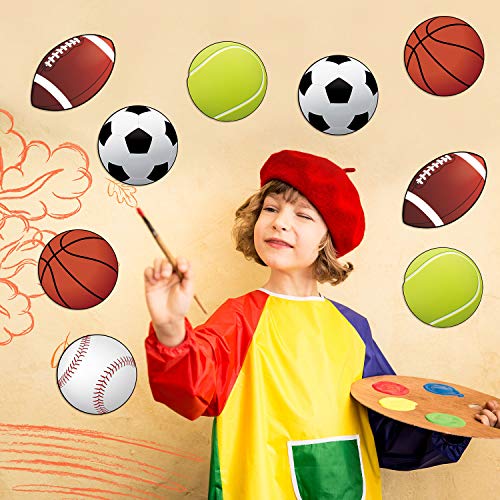 45 Pieces Sports Cutouts Sports Party Decorations Versatile Classroom