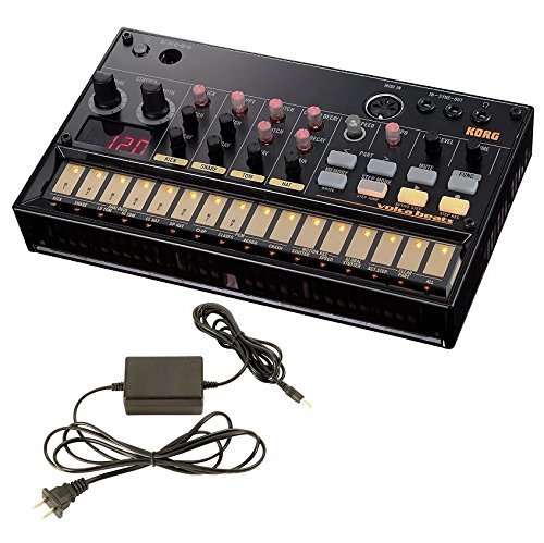 Korg Volca Beats Analogue Rhythm Machine and Korg 9V600MACPP 9v 600ma Power Supply