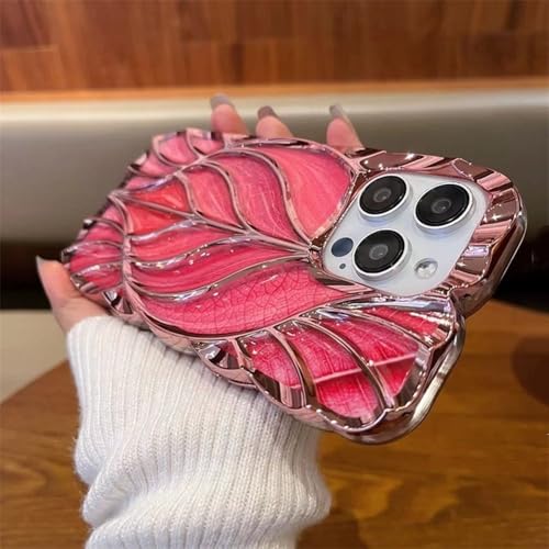 Coque en silicone iPhone 14 15 16 rose à motif végétal pour accessoiriser vos tenues d'été