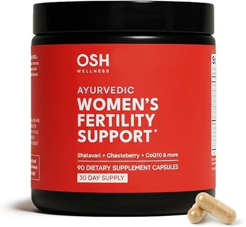Freshly Moms Apoyo de fertilidad para mujeres  Suplemento natural de salud reproductiva femenina  Equilibrio hormonal y ovulación regular  Apoyo de