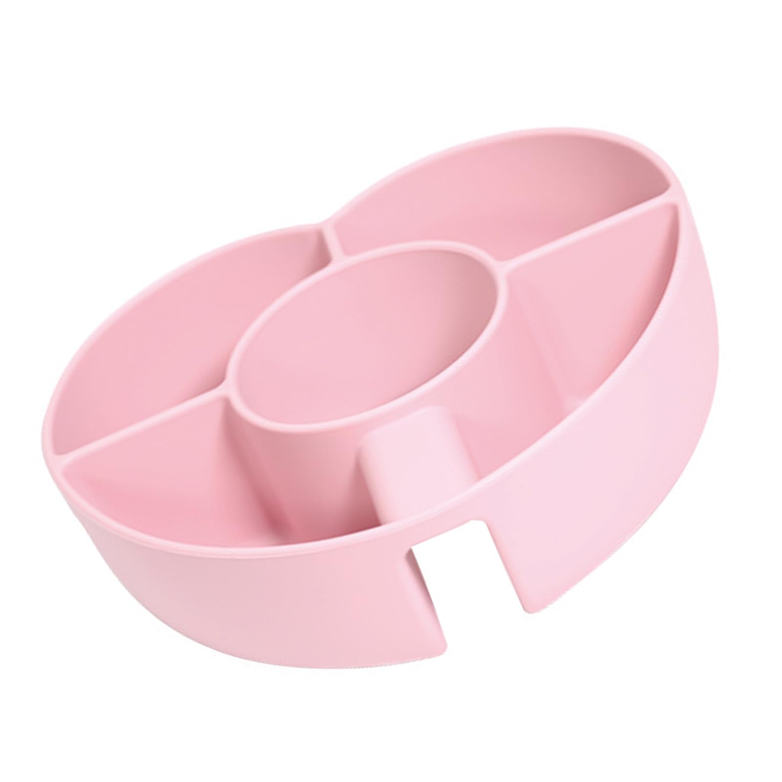 TQUXNGA Spill Resistant Divider for 40oz Tumblers Dishwasher Safe Easy to Carry for on the Go Snacking Glass Plate