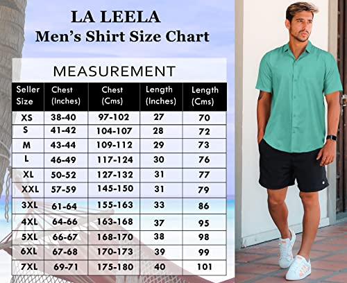 LA LEELA Rayon Buttton Hawaiano Giù la Spiaggia