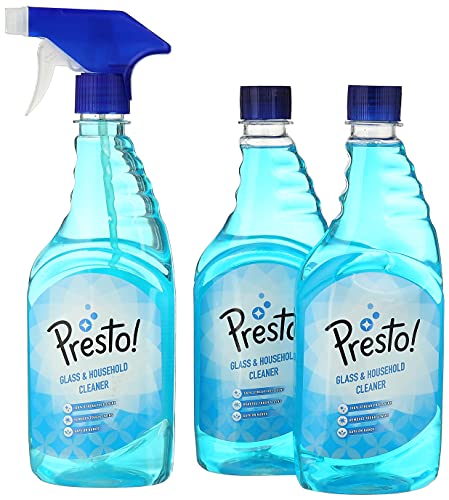 Image of Dish Wash Gel - 2 Litre (Lime) & Glass and Household Cleaner - 500 ml with 2 Refills