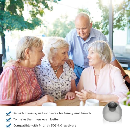 Image of 12 PCS Phonak Hearing Aid Domes, Hearing Aid Accessories, Hearing Aid Domes 6mm and 9mm Two Size Options for Regular Replacement, Comfortable Daily Wear Ear Tips 6 Pieces Each Size