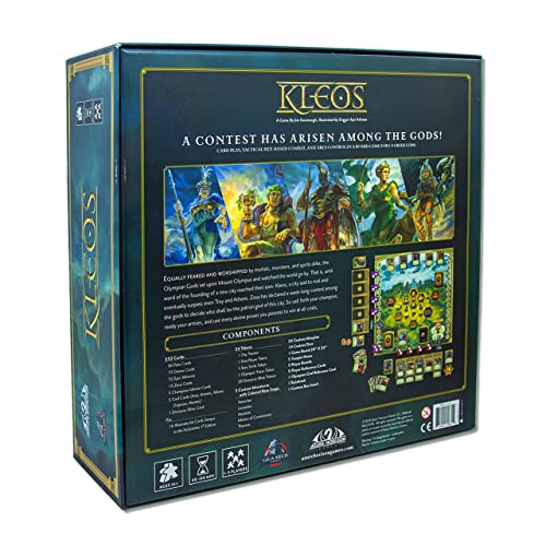 Giga Mech Games Kleos: Greek Gods Compete In A Game Of Tactical Card-Play, Area Control And Combat For 1-5 Players #TOP1