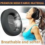 SOULWIT Earpads Replacement for SteelSeries Arctis 1/3/5/Arctis 7/7+/7P/7P+/7X/7X+/9/9X/Pro/Prime(Do Not Fit Any Arctis Nova) Headset, Ear Pads Cushions with High-Density Foam-Black - Image 6