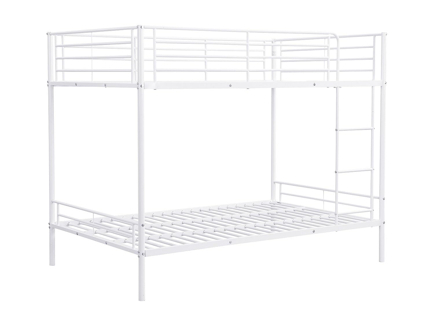 Vente-unique-Letto a castello 2 x 120 x 190 cm Bianco - DUOTIS II