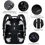 VECKUSON 18.4 Laptop Backpack for unisex, 60L Extra Large Gaming Laptops Back Bag with USB Charger Port,TSA Friendly Flight Approved and RFID Anti-Theft Pocket Heavy-duty Pack,21.3*15.7*11.8inch Grey - Image 5