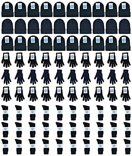 Yacht & Smith 36 Pack of Winter Beanies Wholesale Bulk Cold Weather Unisex Hat (One Size Fits All)