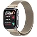 Produktbild GIOPUEY Armband Kompatibel mit Huawei Watch D2, Geflochtenes Edelstahlarmband [Verschleißfest] [magnetisch] Ersatzarmband - Light Gold