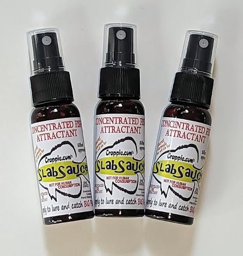 SLABSAUCE three-pack crappie scent