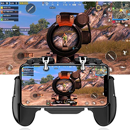 sunnymi ® 4 en 1 Jeu Mobile Régulateur de Jeu pour PUBG Gamepad et déclencheur de Cible de Refroidissement téléphonique Cover