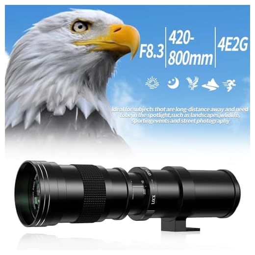 420-800mm Telephoto Lens for Canon Cameras