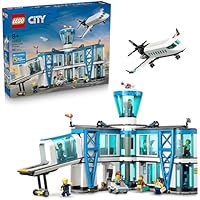 LEGO Aeropuerto con Avión de Juguete - Kit de Maquetas con