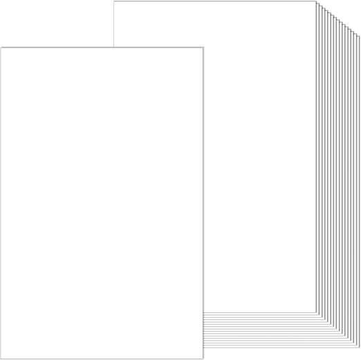 Legal Size Card Stock Paper 8.5 x 14 Inches White Colored